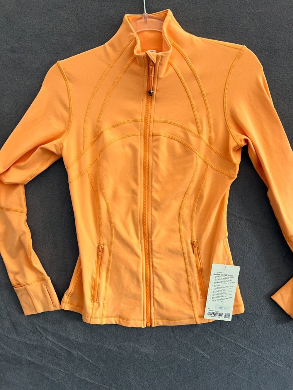 LULULEMON DEFINE JACKET *LUON IN MANGO DREAM (MGDM) SZ 6 NWT - Picture 2 of 8
